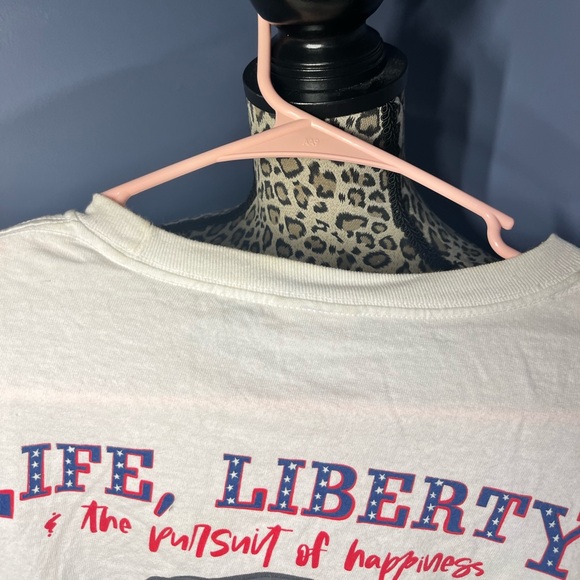 SIMPLY SOUTHERN PREPPY LIBERTY USA DOG T-SHIRT SIZE XXL - Picture 4 of 7